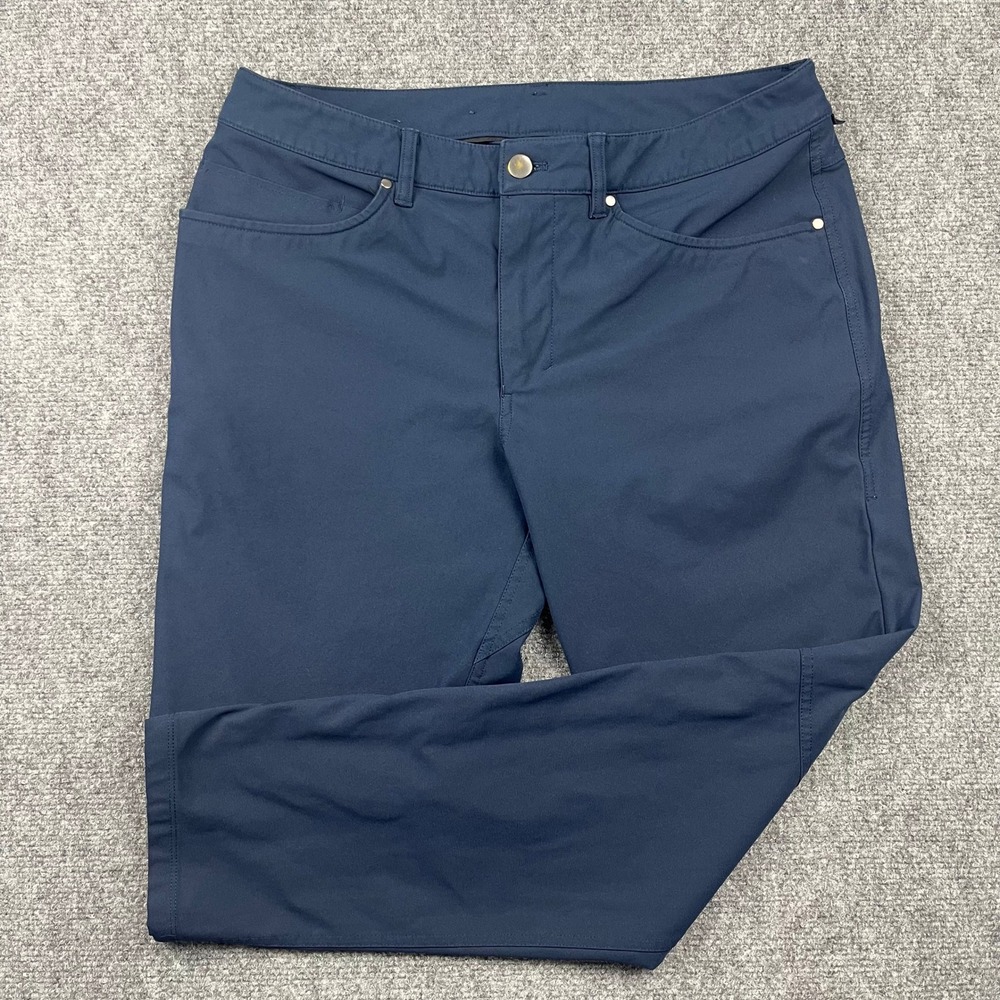 Lululemon ABC Pant Slim Fit Warpstreme Navy Blue Size 33x28 LM5AD8S